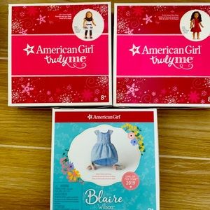 3 American Girl Used Outfits